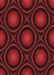 Machine Washable Transitional Saffron Red Rug, wshpat57rd