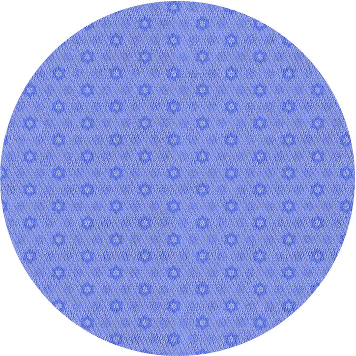 Square Patterned Sky Blue Rug, pat570blu
