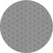 Square Patterned Silver Gray Rug, pat570gry