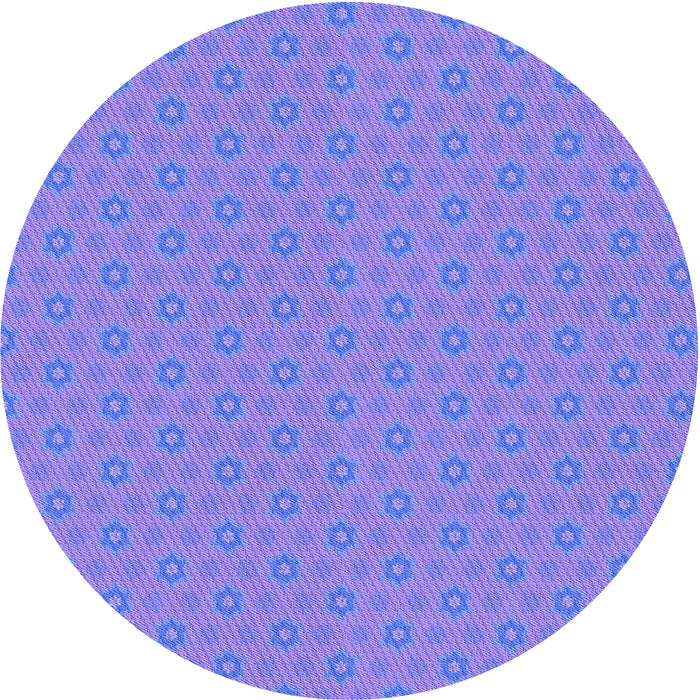 Square Patterned Light Slate Blue Rug, pat570pur