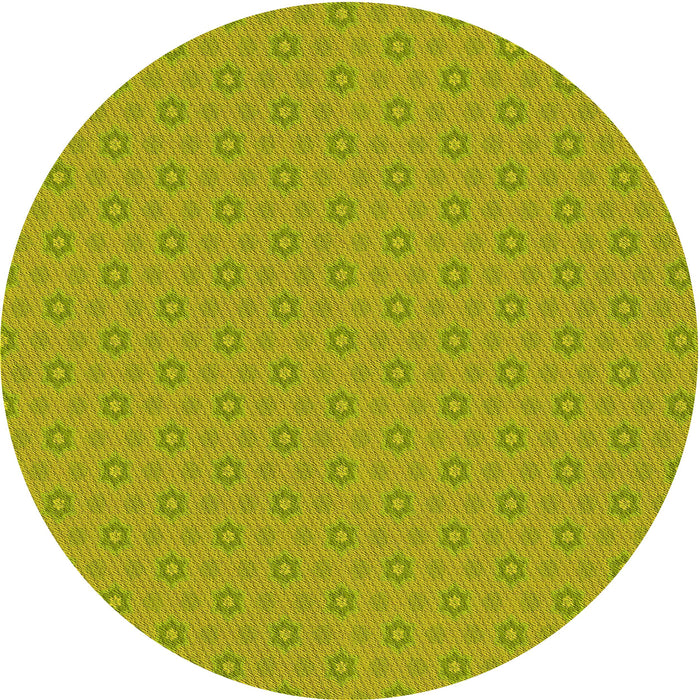 Square Patterned Dark Golden Brown Rug, pat570yw