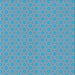 Square Patterned Blue Novelty Rug, pat570