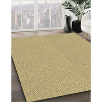 Patterned Cinnamon Brown Rug, pat571brn