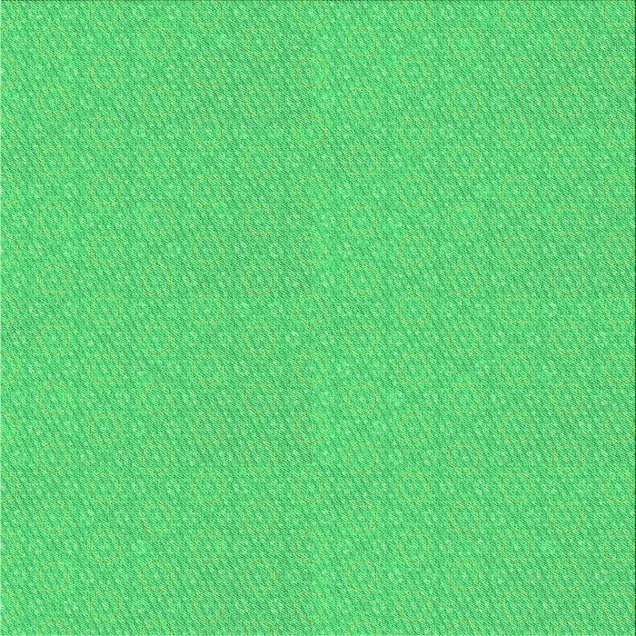 Round Patterned Neon Green Rug, pat571grn