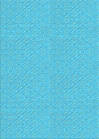 Machine Washable Transitional Bright Cyan Blue Rug, wshpat571lblu