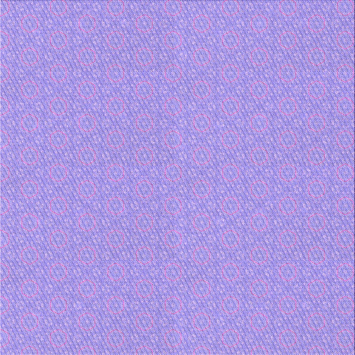 Round Patterned Purple Mimosa Purple Rug, pat571pur