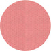 Square Machine Washable Transitional Light Coral Pink Rug in a Living Room, wshpat571rd