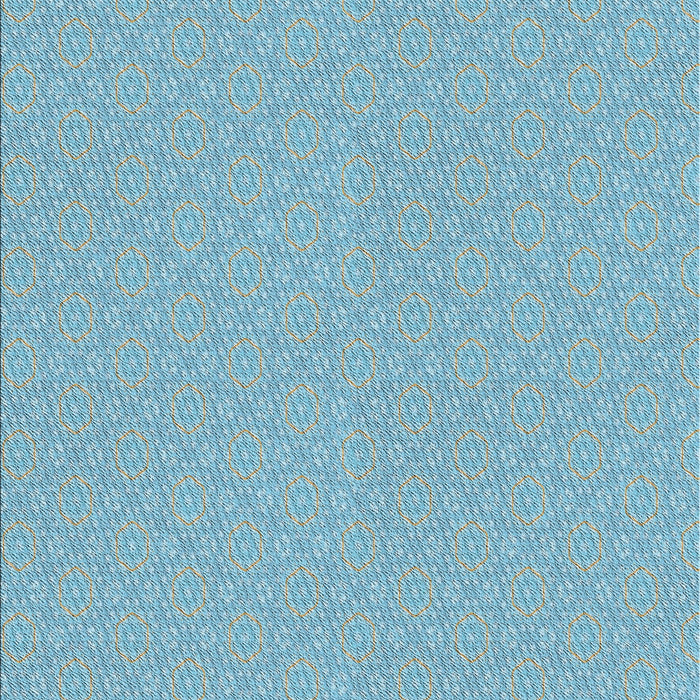 Machine Washable Transitional Blue Rug, wshpat571