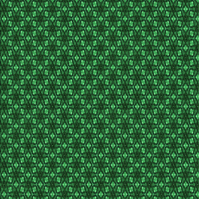 Machine Washable Transitional Deep Emerald Green Rug, wshpat572grn