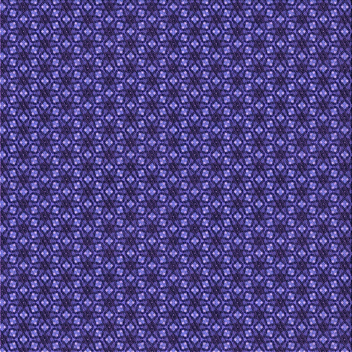 Round Patterned Denim Dark Blue Rug, pat572pur