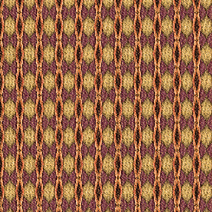 Patterned Orange Rug, pat573org