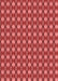 Patterned Red Rug, pat573rd