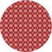 Square Patterned Red Rug, pat573rd