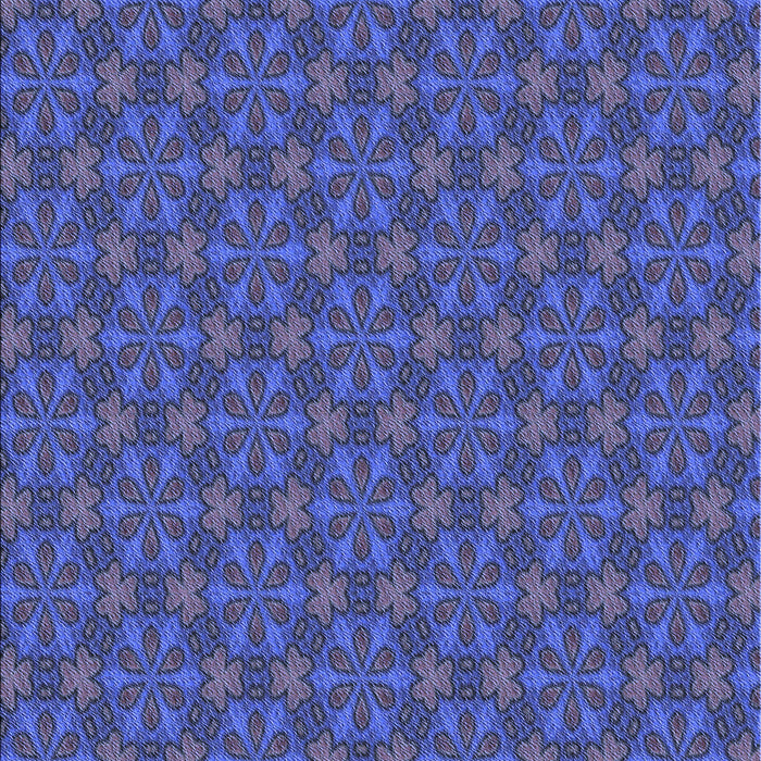 Patterned Sapphire Blue Rug, pat574blu