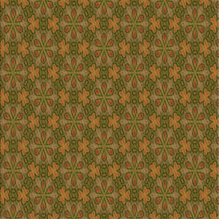 Patterned Dark Bronze Brown Rug, pat574org