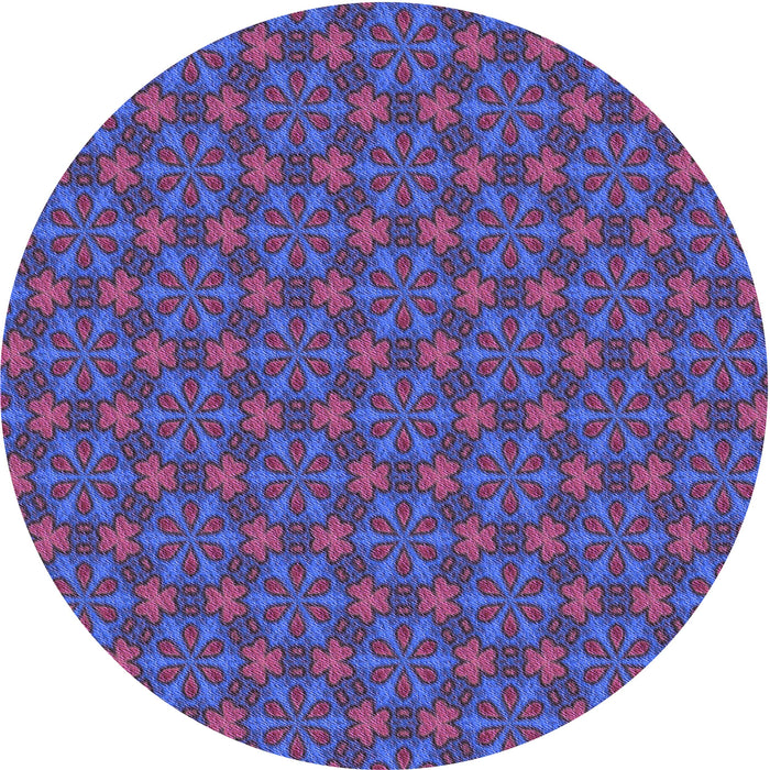 Square Patterned Purple Rug, pat574pur