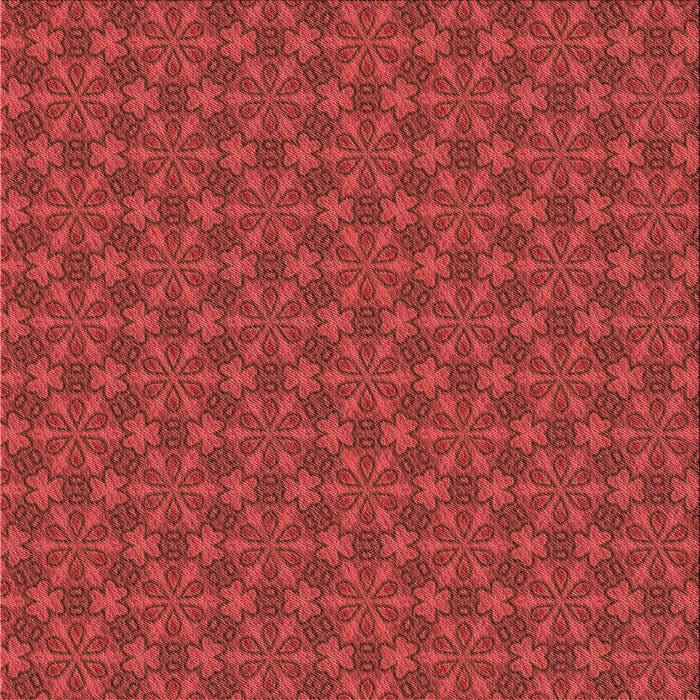 Round Machine Washable Transitional Red Rug, wshpat574rd