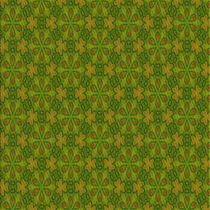 Machine Washable Transitional Seaweed Green Rug, wshpat574yw