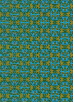 Patterned Light Sea Green Novelty Rug, pat574