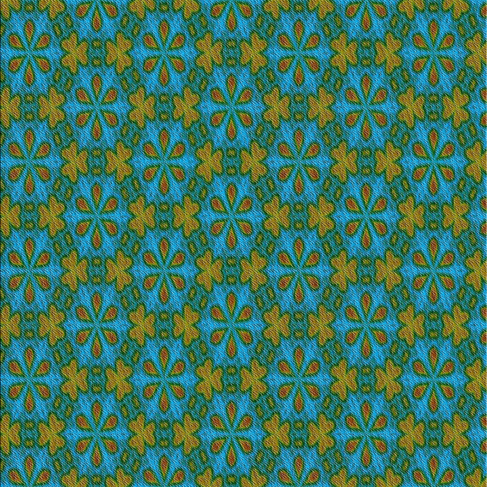 Patterned Light Sea Green Novelty Rug, pat574