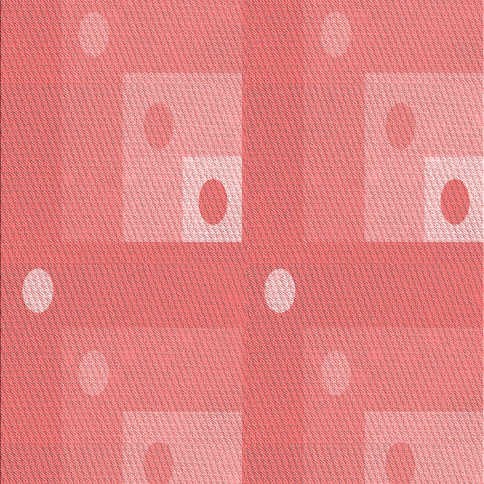 Patterned Fire Red Rug, pat575rd