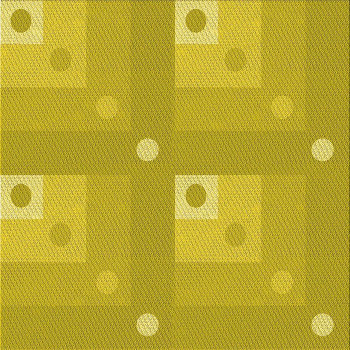 Round Patterned Dark Golden Brown Rug, pat575yw