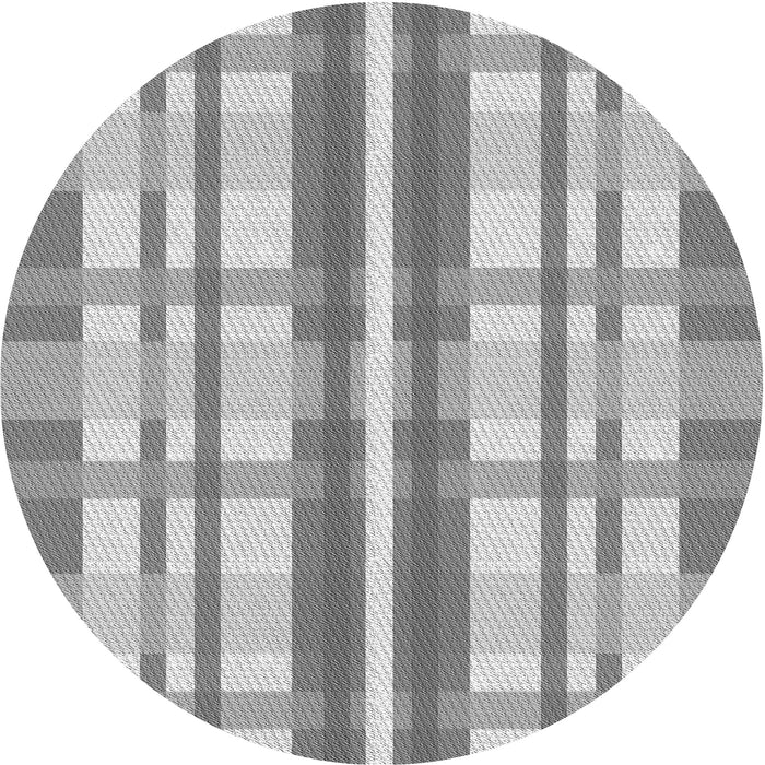 Square Patterned Platinum Gray Rug, pat576gry