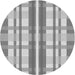 Square Patterned Platinum Gray Rug, pat576gry