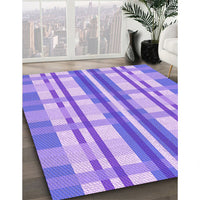 Patterned Purple Rug, pat576pur