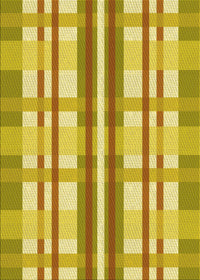 Machine Washable Transitional Bold Yellow Rug, wshpat576yw