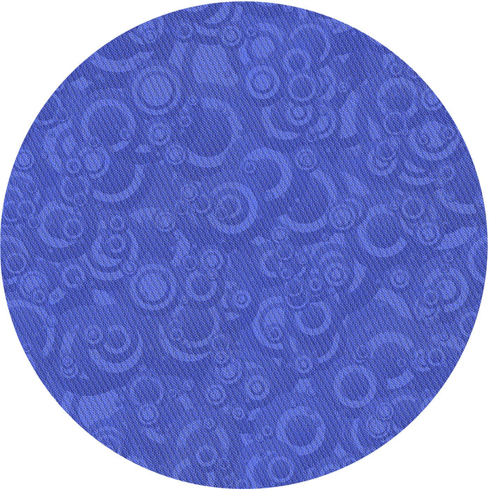 Square Patterned Blue Rug, pat577blu