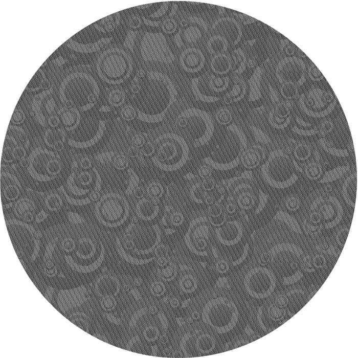 Square Machine Washable Transitional Gray Rug in a Living Room, wshpat577gry