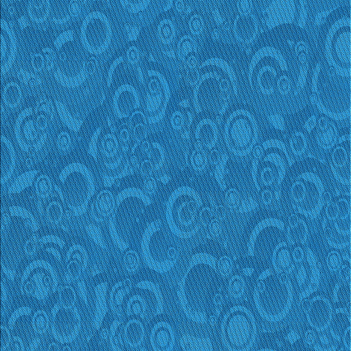 Machine Washable Transitional Blue Rug, wshpat577lblu