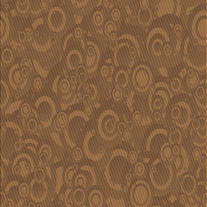 Patterned Saddle Brown Rug, pat577org