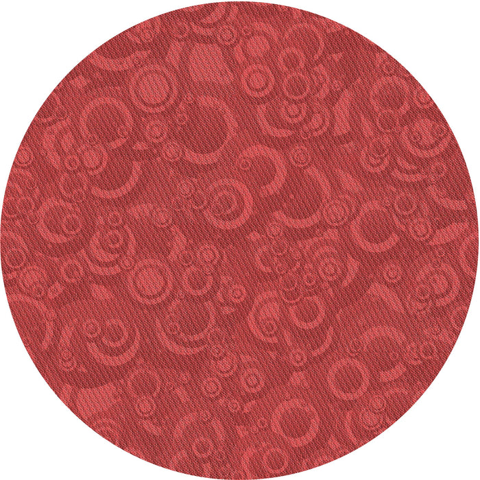 Square Patterned Red Rug, pat577rd