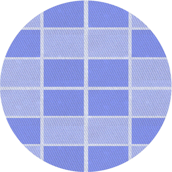 Square Patterned Sky Blue Rug, pat578blu