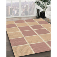 Patterned Sunrise Orange Rug, pat578brn