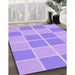 Machine Washable Transitional Mauve Purple Rug in a Family Room, wshpat578pur