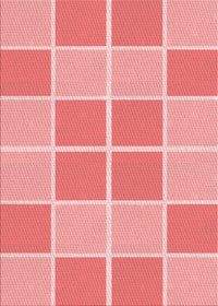 Machine Washable Transitional Pastel Pink Rug, wshpat578rd