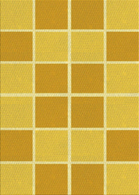 Machine Washable Transitional Bright Gold Yellow Rug, wshpat578yw