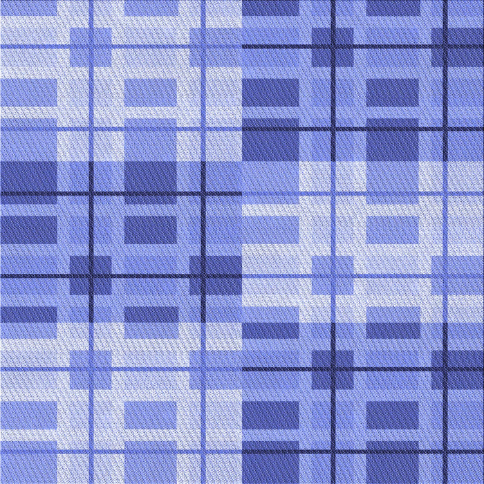 Round Patterned Jeans Blue Rug, pat579blu