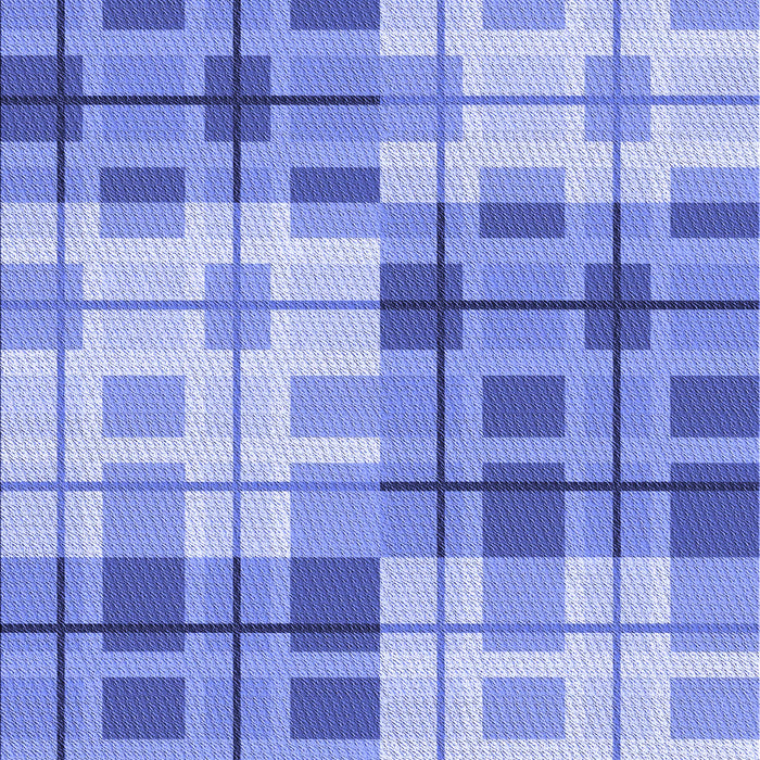 Patterned Jeans Blue Rug, pat579blu