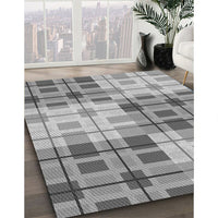 Patterned Silver Gray Rug, pat579gry