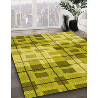 Patterned Yellow Rug, pat579yw