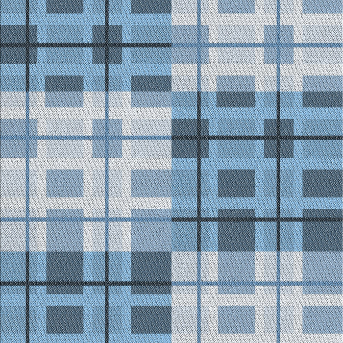 Patterned Jeans Blue Novelty Rug, pat579