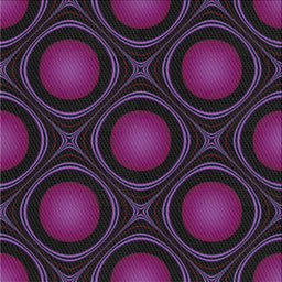Square Patterned Purple Novelty Rug, pat57