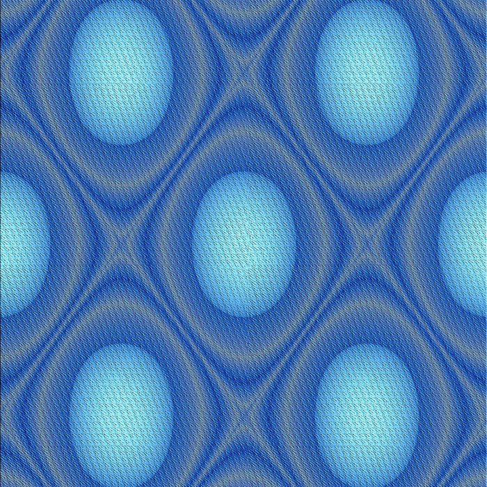 Square Patterned Ocean Blue Rug in a Living Room, pat58lblu