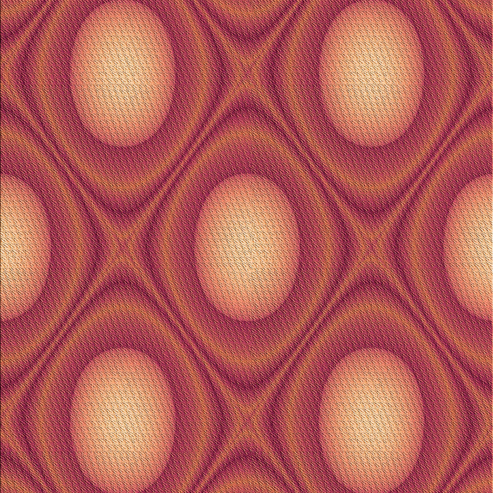 Square Patterned Crimson Red Rug in a Living Room, pat58org