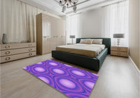 Patterned Purple Rug, pat58pur