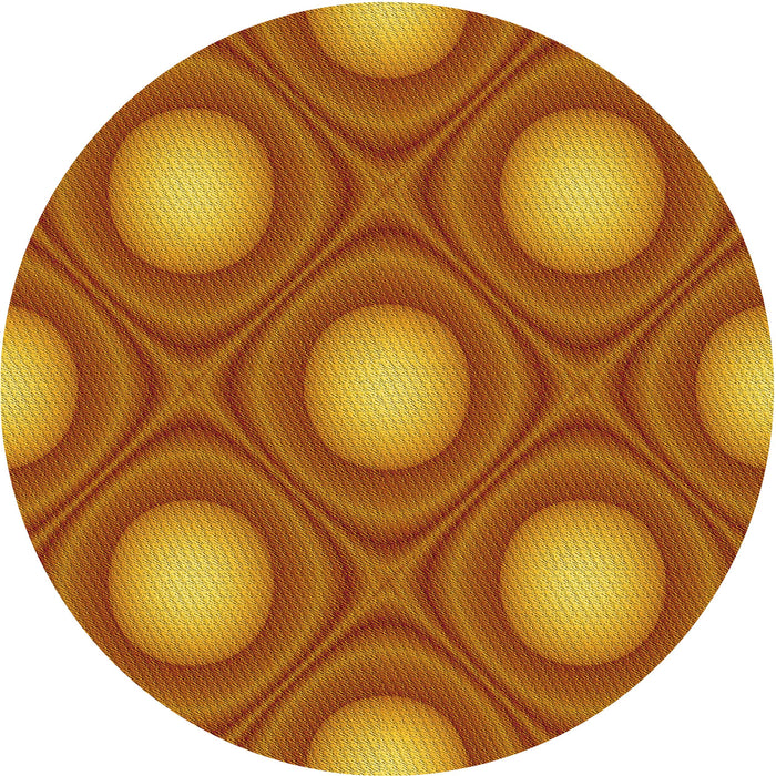 Square Patterned Red Rug, pat58yw